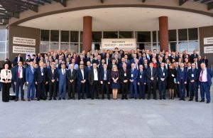 The University of Tirana Rector Prof. Dr. Mynyr Koni attended the 4th Scientific Conference of the Balkan Universities Association hosted by the University of Tetovo in North Macedonia on March 30-31, 2018.