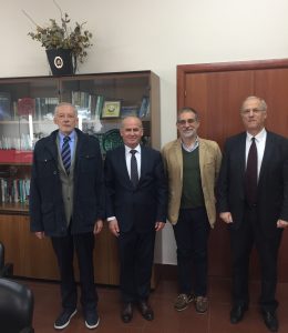 The University of Tirana Rector, Prof. Dr. Mynyr Koni received professors from the University of Torino in an official visit.