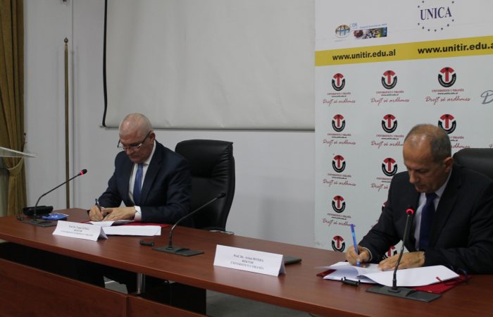 Memorandum of Understanding between the University of Tirana and European University of Tirana
