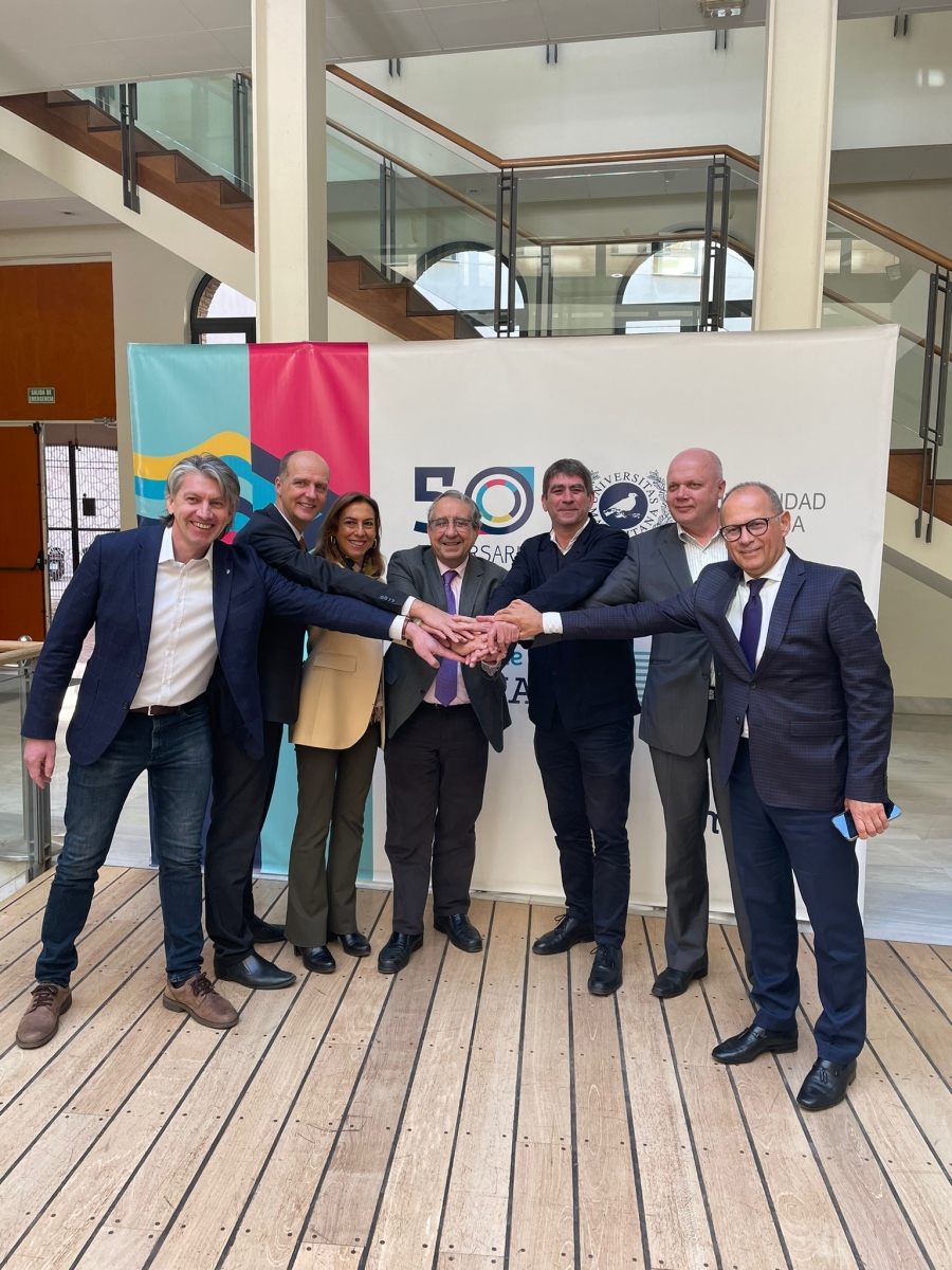 Students collaborating