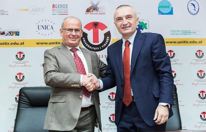 Nënshkrimi i memorandumit të bashkëpunimit midis Universitetit të Tiranës dhe Kuvendit të Republikës së Shqipërisë