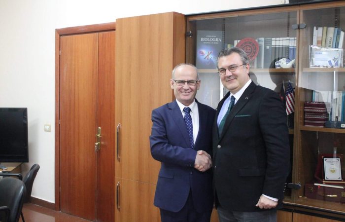 Meeting with the Ambassador of Turkey in Tirana Mr. Murat Ahmet Yoruk.