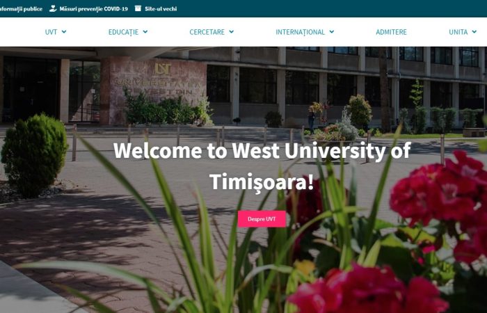 Hapet thirrja për bursa për studentët e Universitetit të Tiranës në kuadër të programit Erasmus + në Universitetin Perëndimor të Timisoarës, në Rumani