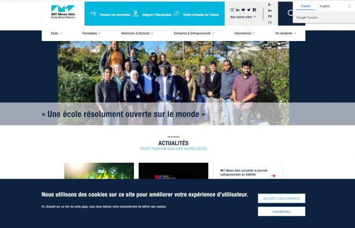Hapet thirrja për aplikime për studentët në L’École des Mines d’Alès, në Francë, në kuadër të Programit Erasmus +, për semestrin e parë të vitit akademik 2022-2023.