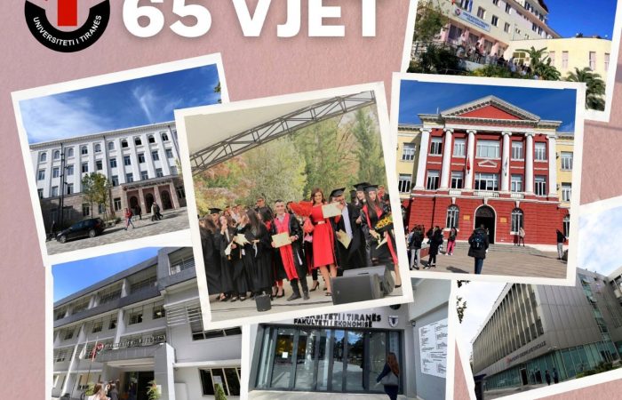 Universiteti i Tiranës sot ka 65 vjetorin e themelimit të tij, si Universiteti i parë në Republikën e Shqipërisë.