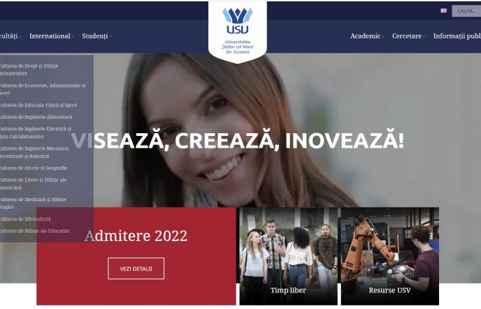 Hapet thirrja për aplikime për bursa për studentët e Universitetit të Tiranës në Universitetin Stefan cel Mare of Suceava, Rumani, për semestrin e dytë të vitit akademik 2022-2023.