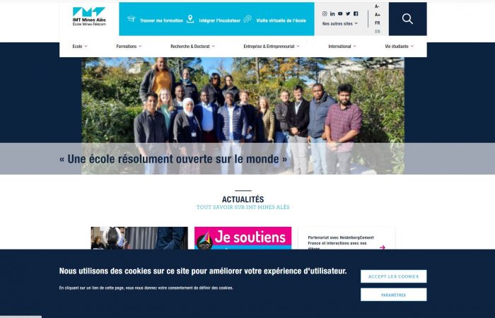 Hapet thirrja për aplikime për studentët në L’École des Mines d’Alès, në Francë, në kuadër të Programit Erasmus +, për semestrin e dytë të vitit akademik 2022-2023.