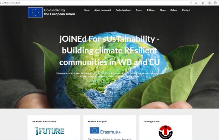 jOiNEd For sUsTainability -bUilding climate REsilient communities in WB and EU