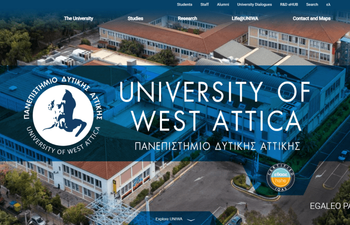 Hapet thirrja për aplikime për stafin akademik me kohë të plotë të Universitetit të Tiranës në Universitetin West Attica, Greqi, për të marrë pjesë në aktivitetin “International Staff Week” që ata do të organizojnë në datat 18 – 22 Nëntor 2024.