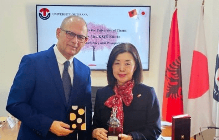 Takim i rëndësishëm me Ambasadoren e Japonisë në Tiranë