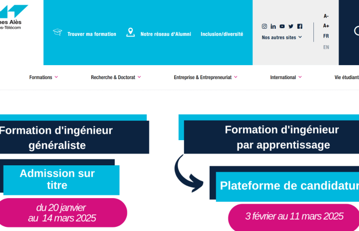 Hapet thirrja për aplikime për studentët në L’École des Mines d’Alès, në Francë, në kuadër të Programit Erasmus +, për vitin akademik 2025-2026.