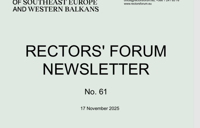RECTORS’ FORUM  NEWSLETTER  No. 61  17 November 2025