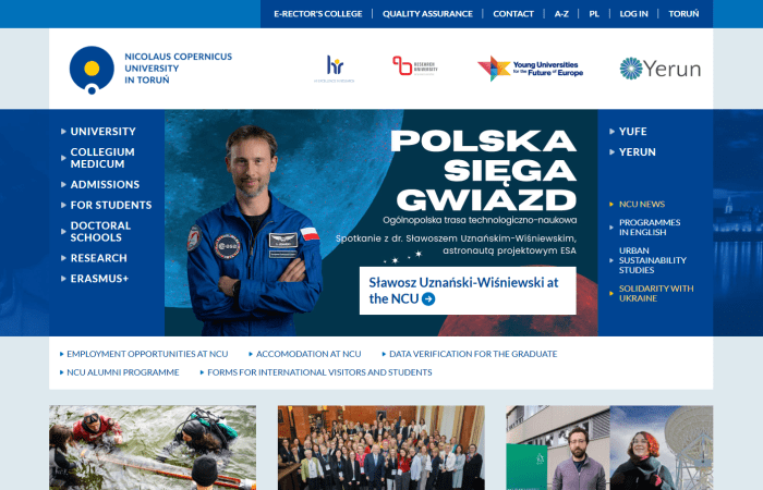 Hapet thirrja për aplikime për bursa në kuadër të Programit Erasmus + për personelin akademik me kohë të plotë të Departamentit të Gjuhës Angleze të Fakultetit të Gjuhëve të Huaja të UT-së, në Universitetin Nicolaus Copernicus në Poloni, për semestrin e dytë të vitit akademik 2025-2026.