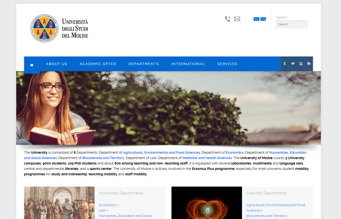 Hapet thirrja për aplikime për bursa për mësimdhënie dhe trajnim në Universitetin e Molise, Itali, për stafin me kohë të plotë të Universitetit të Tiranës në kuadër të programit Erasmus, për semestrin e dytë të vitit akademik 2025-2026.