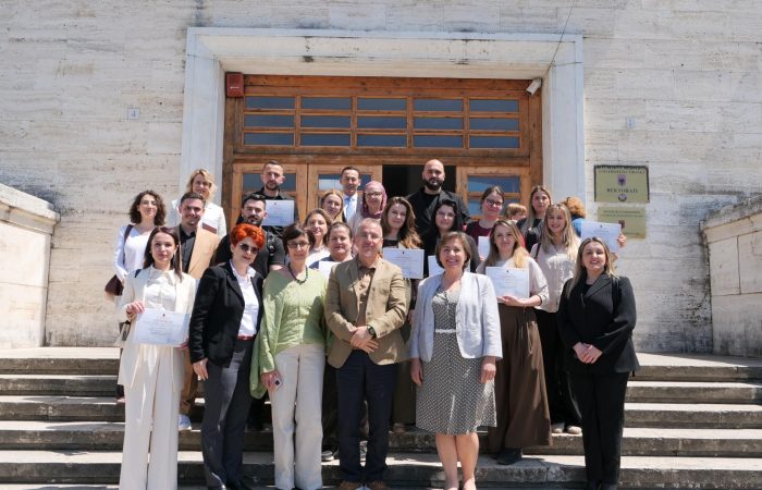 Më 29 prill 2026 u shënua përfundimi me sukses i Programit të Formimit Pedagogjik–Psikologjik për Lektorët e Rinj në Universitetin e Tiranës, një nismë që kontribuon në rritjen e cilësisë së mësimdhënies dhe forcimin e standardeve profesionale në arsimin e lartë.