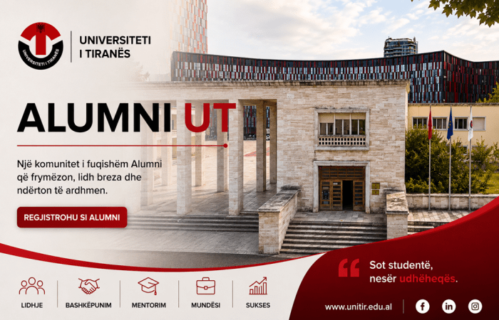 Bëhuni pjesë e rrjetit Alumni të Universitetit të Tiranës