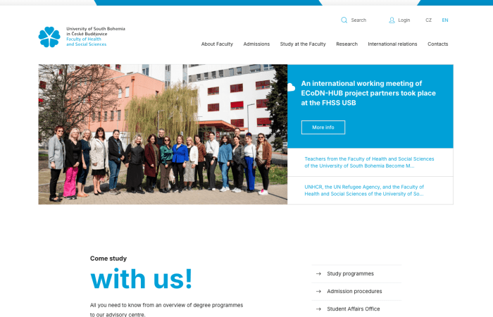Hapet thirrja për bursa për stafin akademik me kohë të plotë për trajnim në Universitetin South Bohemia, Republika Çeke, në kuadër të Programit Erasmus +, për semestrin e dytë të vitit akademik 2025-2026.