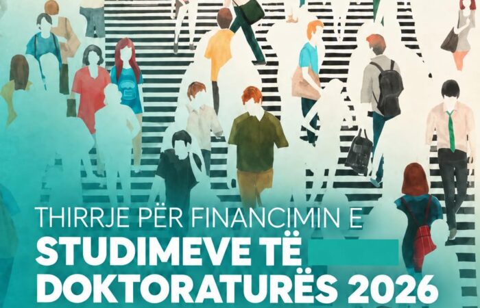 Thirrje e Hapur për Financimin e Studimeve të Doktoraturës 2026
