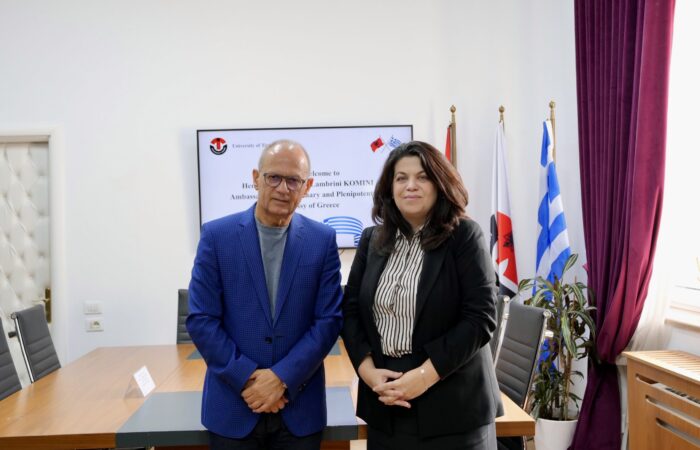 Universiteti i Tiranës dhe Greqia, forcim i bashkëpunimit akademik dhe kërkimor! 